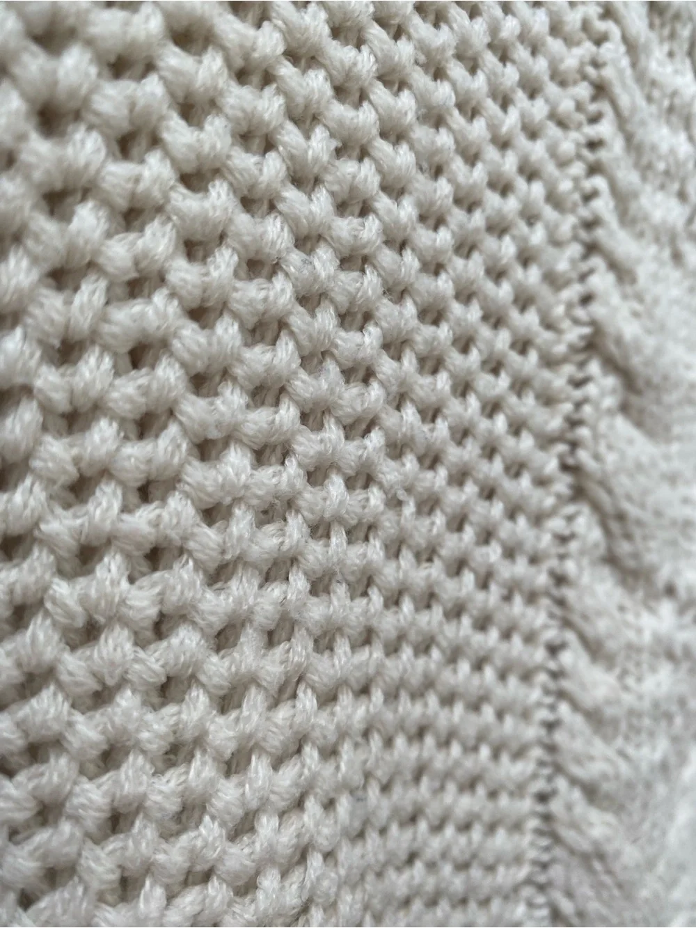 Vero Moda XS Cream Cable Knit Turtleneck - Picture 5 of 5